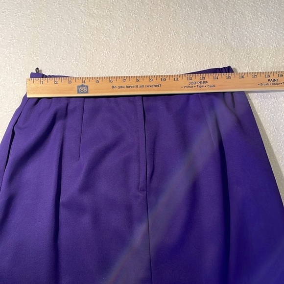 Suitsme woman’s Business wear Purple Suit 16 EUC Midi Pockets Buttons lined - Picture 9 of 16